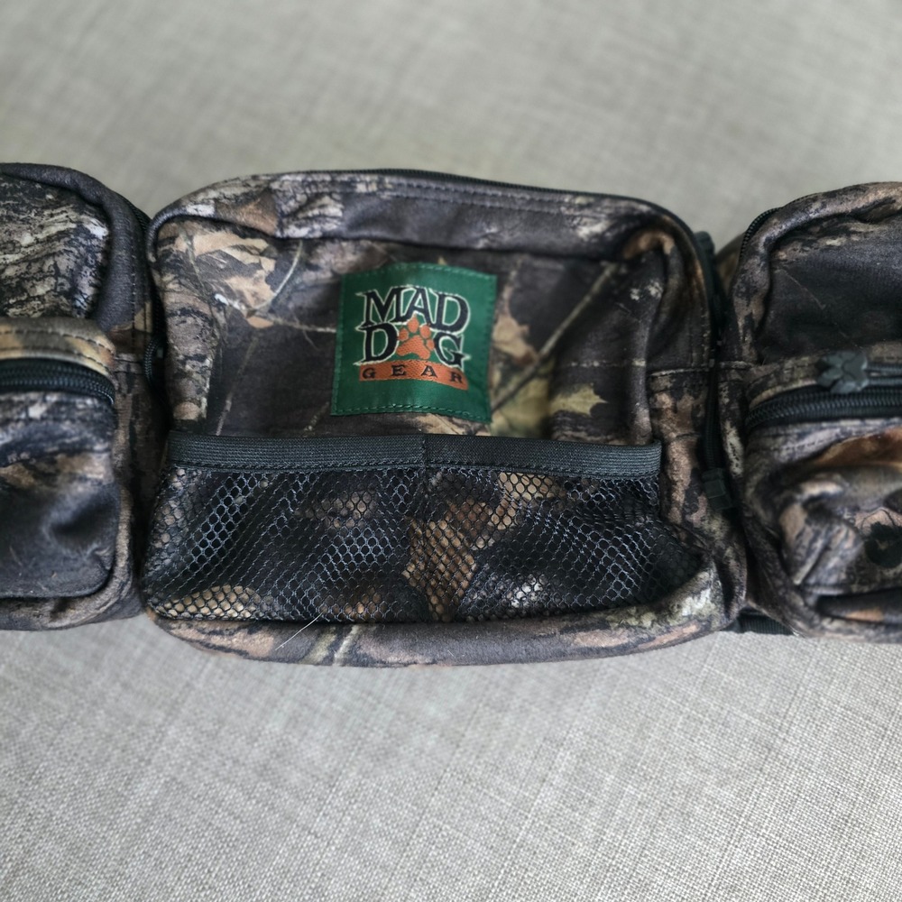 Mad Dog Gear Break-Up Camo 7-Pocket Hunting Waist Pack Utility Belt - Picture 4 of 8